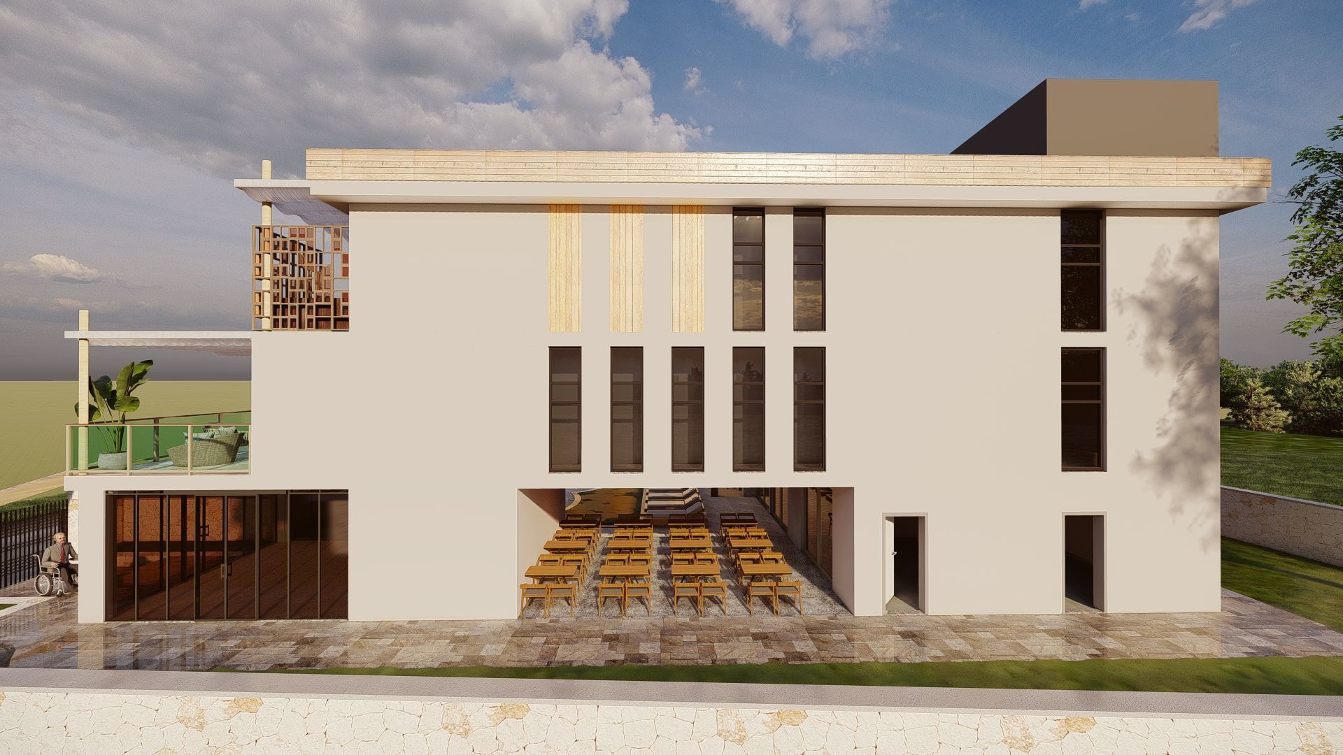 Boutique Hotel Design   the model in Sketchup2017  Lumion11  3D model_7