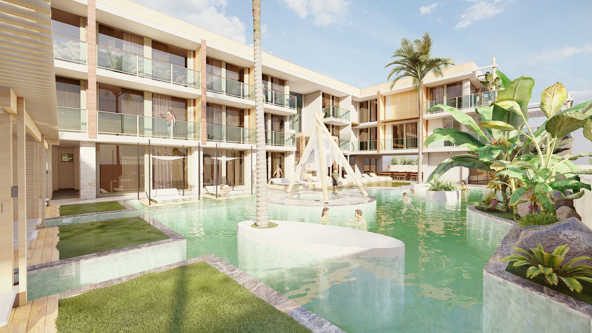 Boutique Hotel Design   the model in Sketchup2017  Lumion11  3D model_4