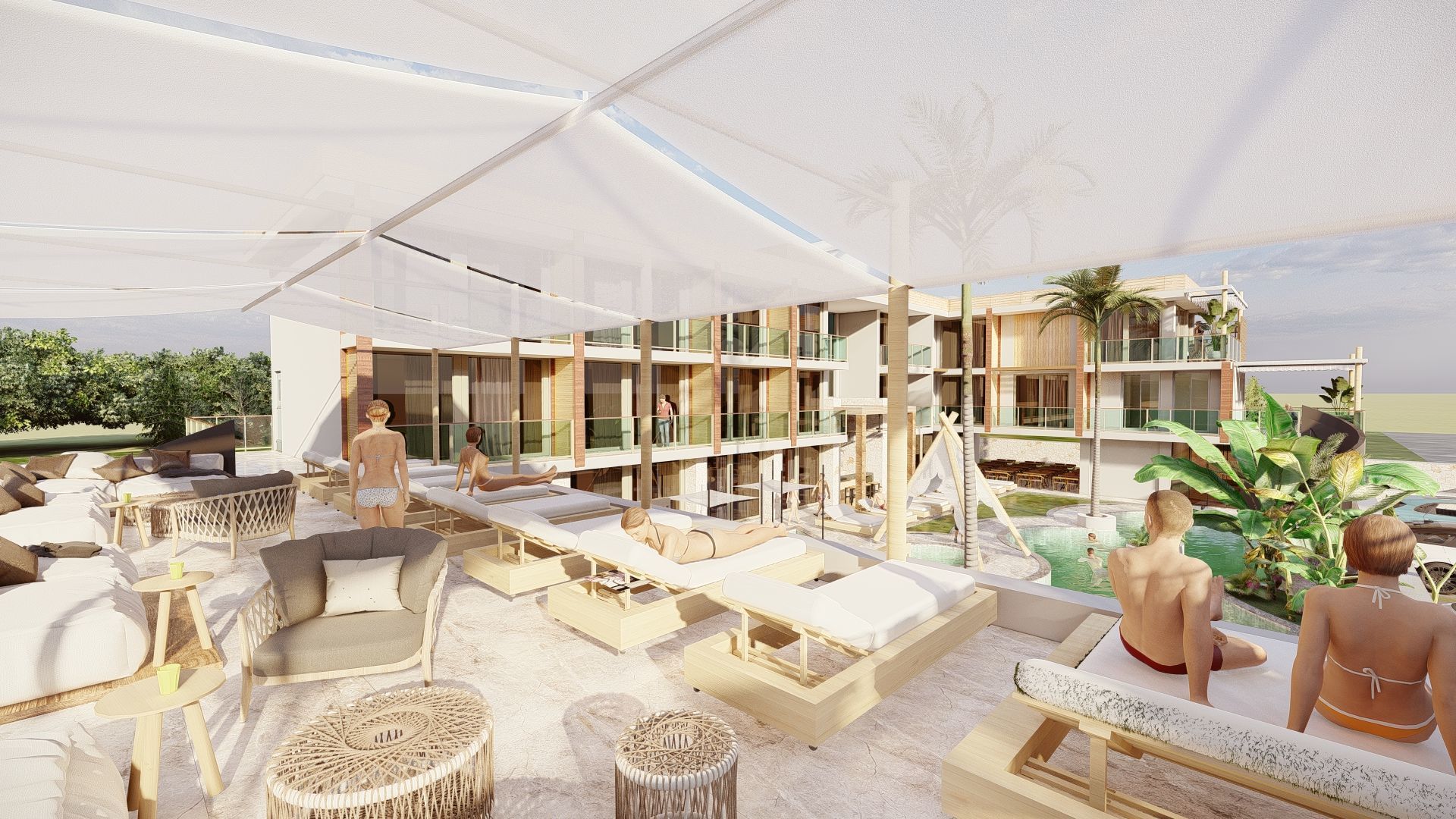 Boutique Hotel Design   the model in Sketchup2017  Lumion11  3D model_8