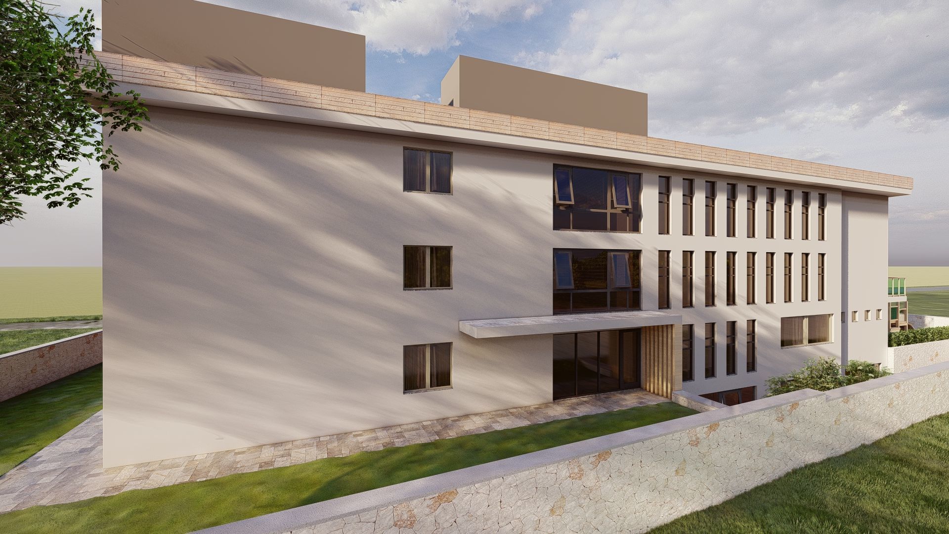 Boutique Hotel Design   the model in Sketchup2017  Lumion11  3D model_10