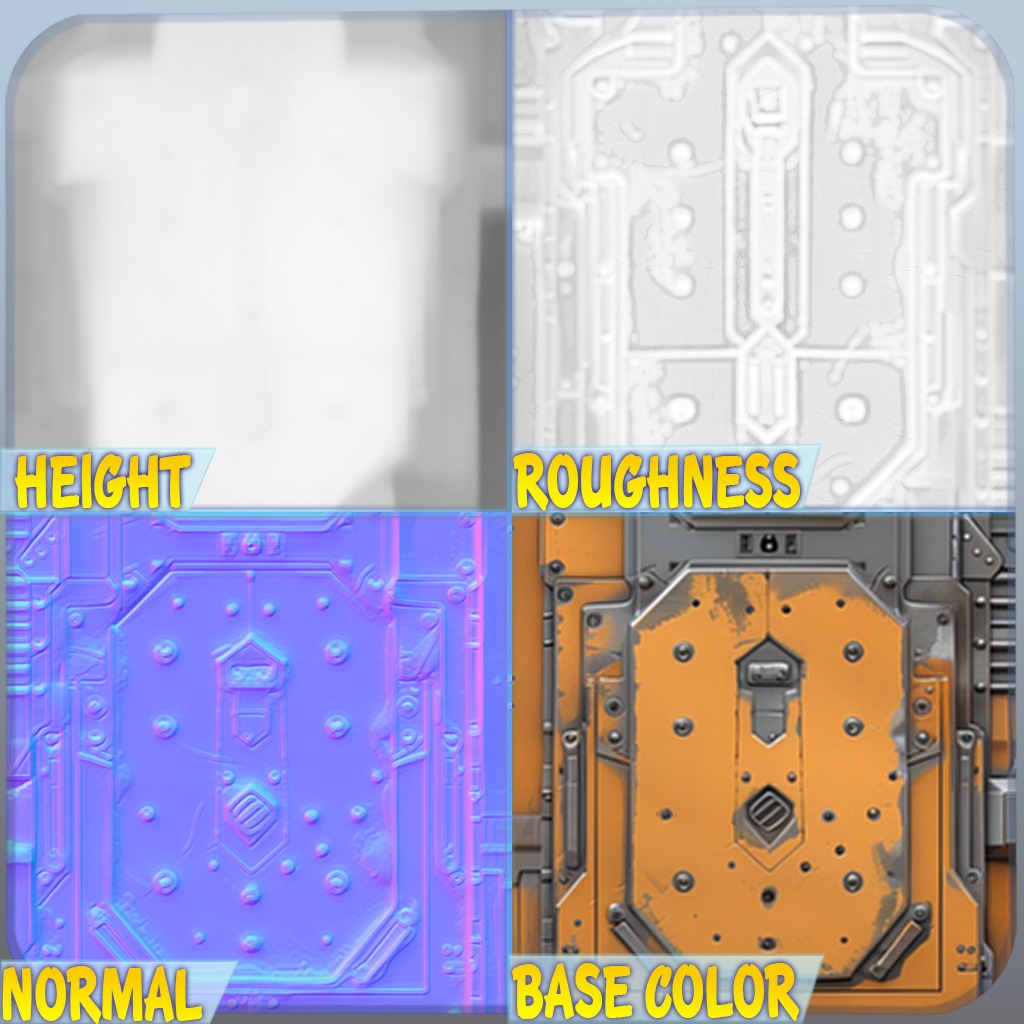 Sci-FI Seamless Texture Texture_1