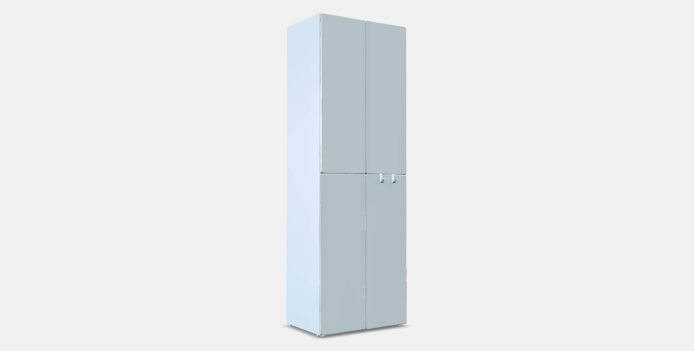 SMASTAD Wardrobe 1 Low-poly 3D model_3