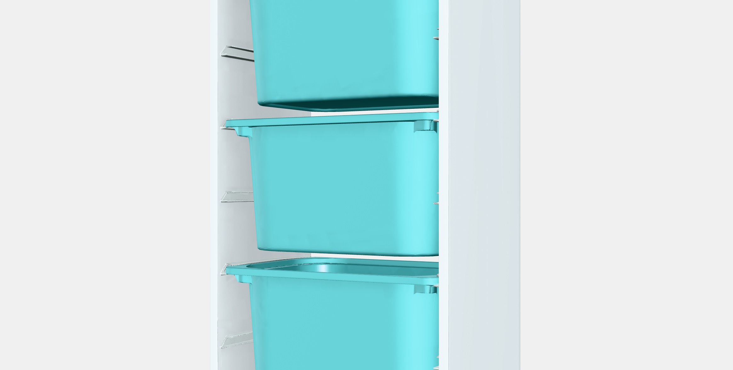 TROFAST Storage combination with boxes 7 Low-poly 3D model_6