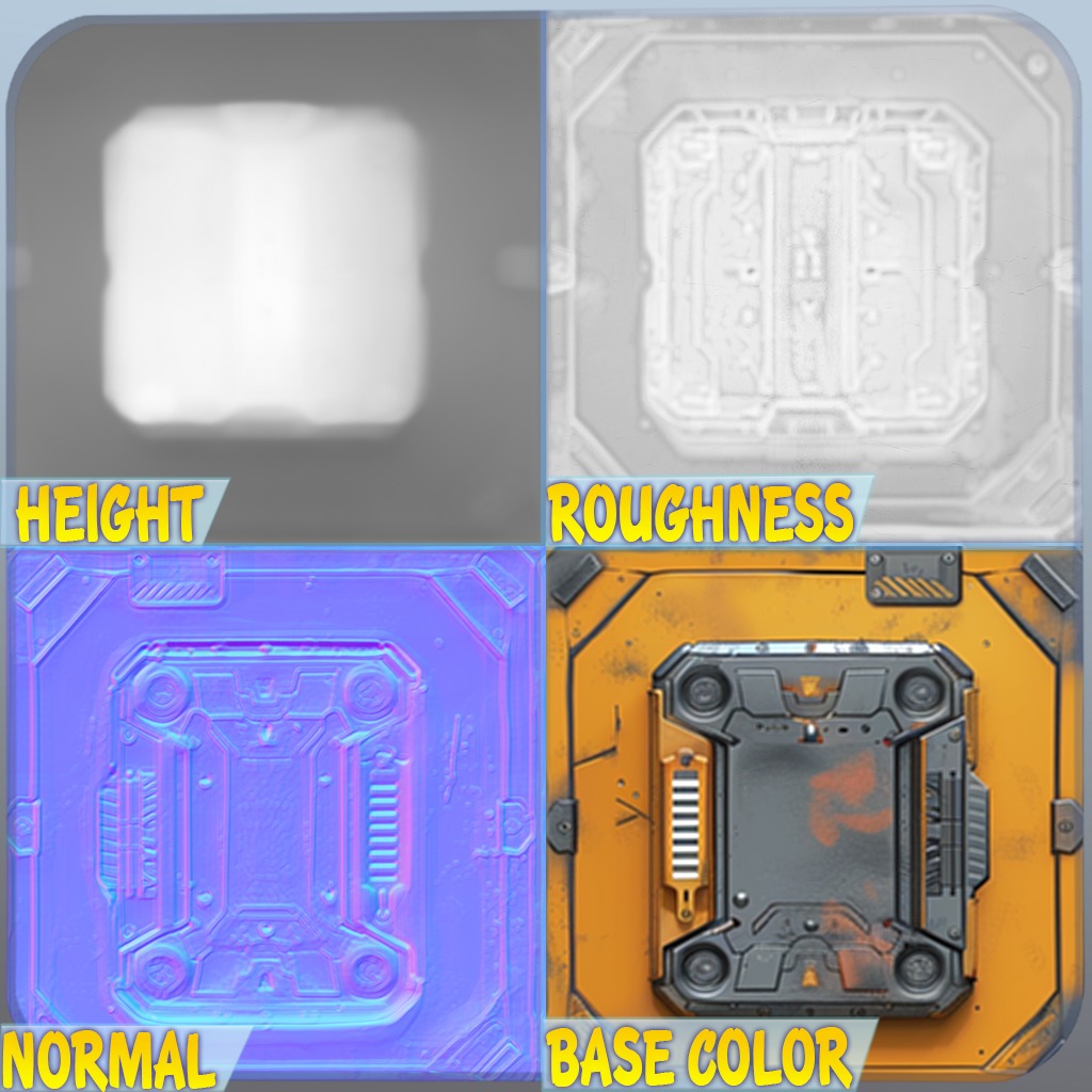 Sci-FI Seamless Texture Texture_1