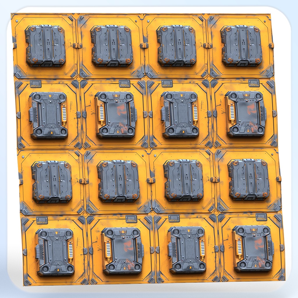 Sci-FI Seamless Texture Texture_4