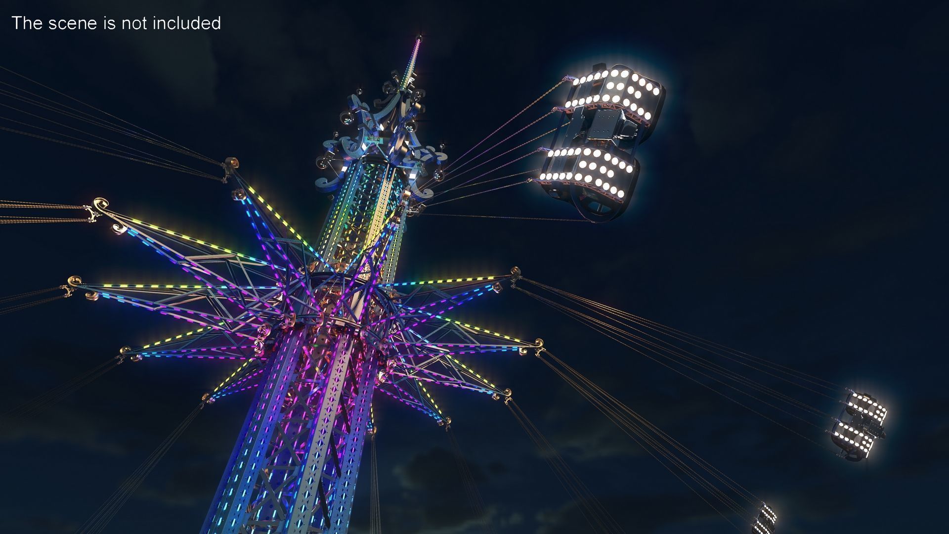 Orlando StarFlyer Luminous Fur 3D model