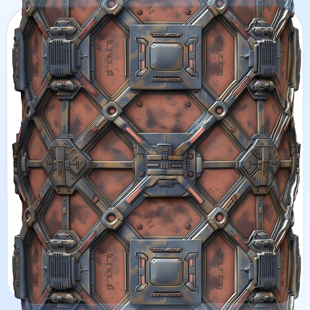 Sci-FI Seamless Texture Texture_3