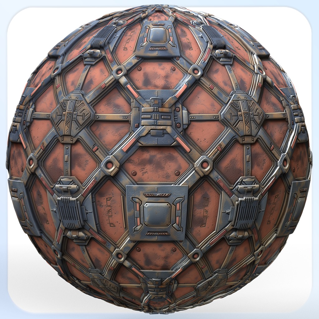 Sci-FI Seamless Texture Texture_2