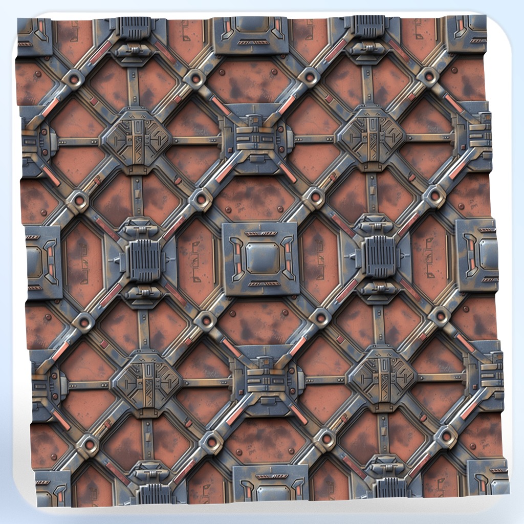 Sci-FI Seamless Texture Texture_4