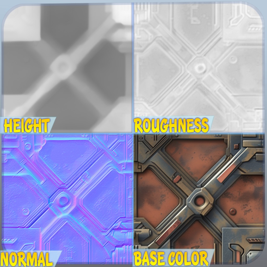 Sci-FI Seamless Texture Texture_1