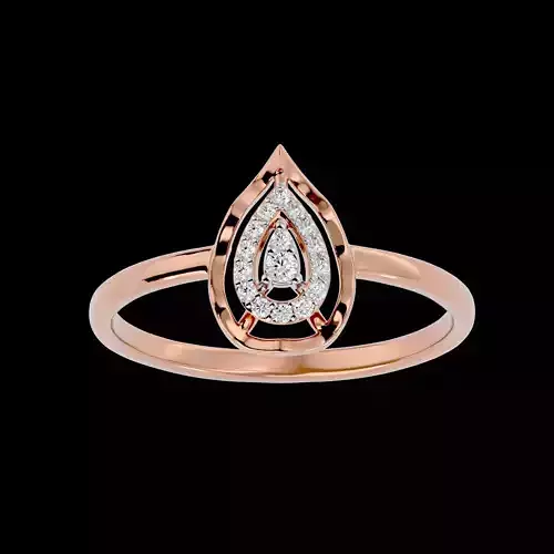 Light Minimalist Diamond Ring