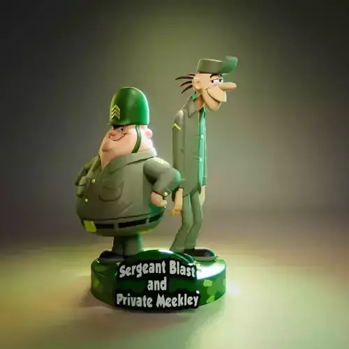 Sergeant Blast and Private Meekley - The Wacky Races