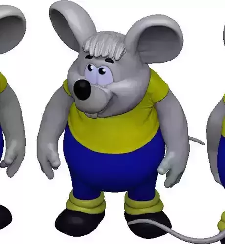  Mouse form Leopold for 3D printing STL