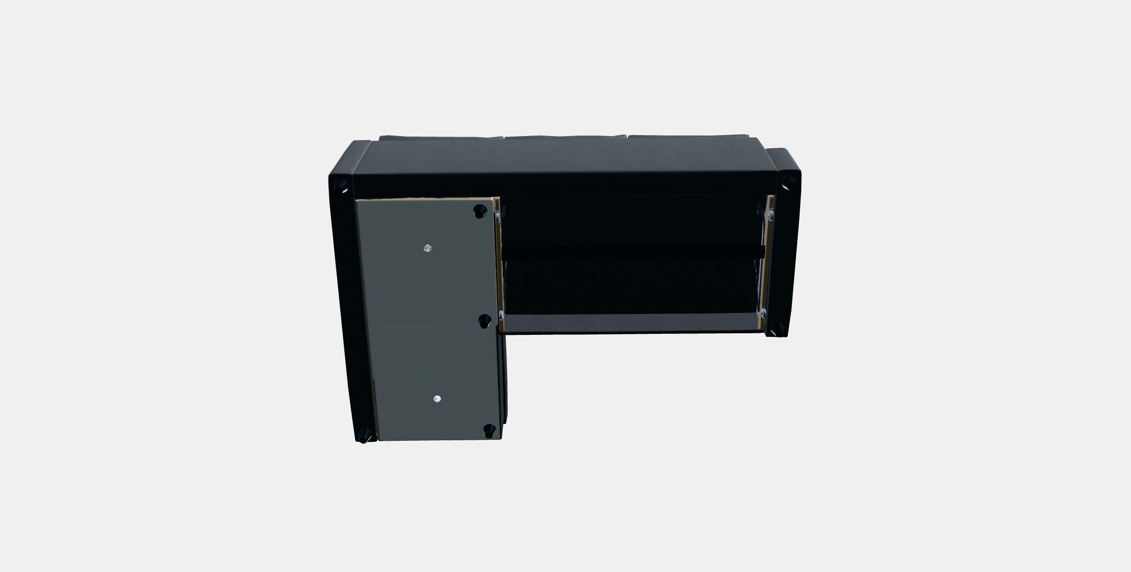 FRIHETEN Corner sofa-bed with storage 3 Low-poly 3D model_8