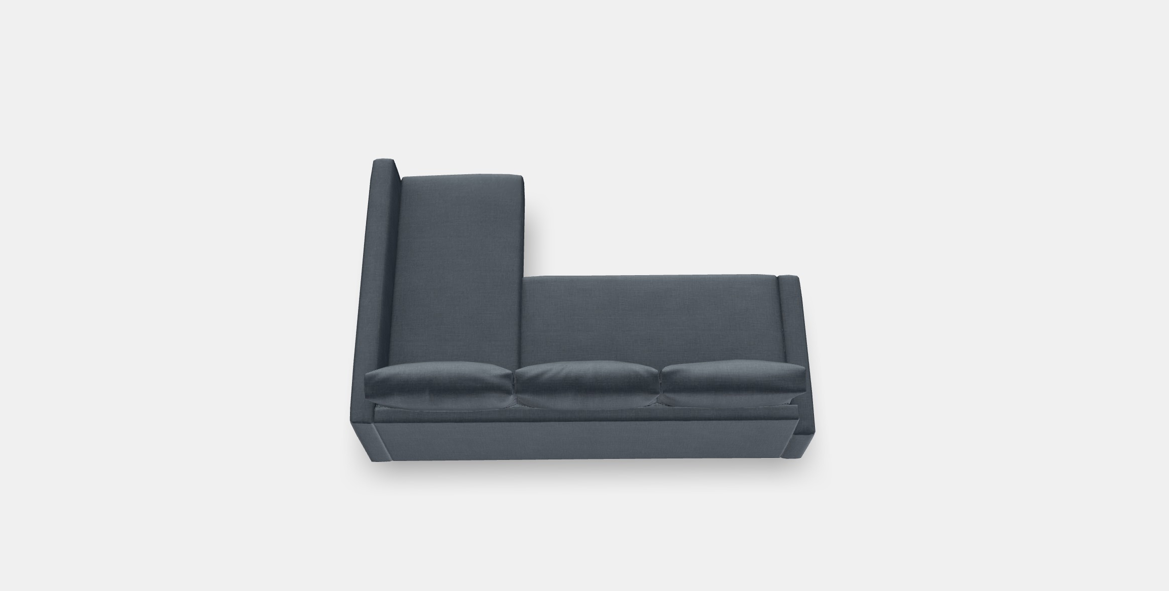 FRIHETEN Corner sofa-bed with storage 3 Low-poly 3D model_2