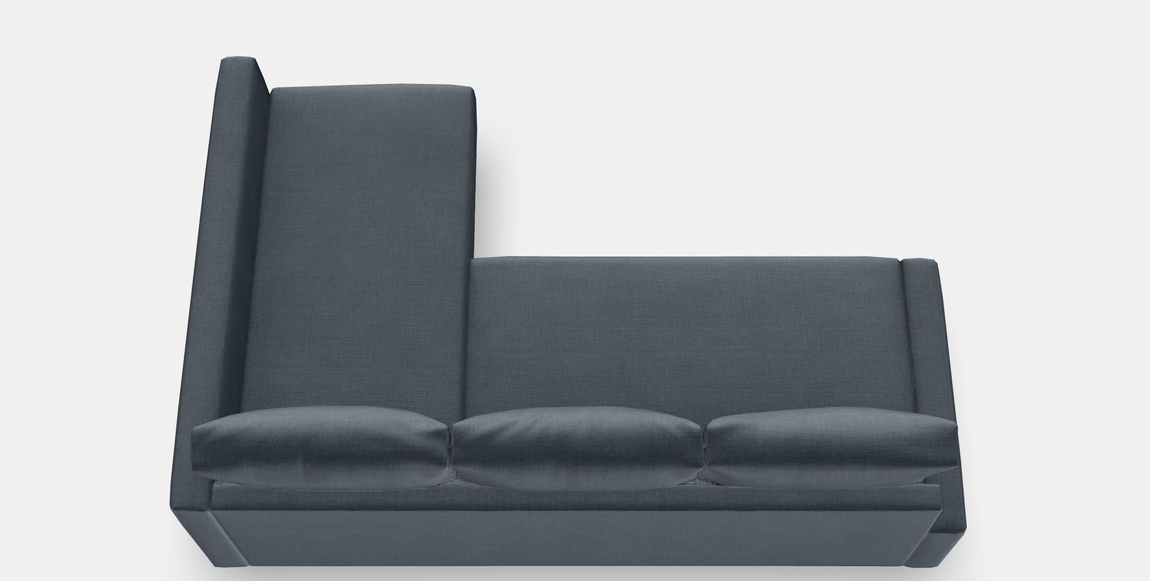 FRIHETEN Corner sofa-bed with storage 3 Low-poly 3D model_5