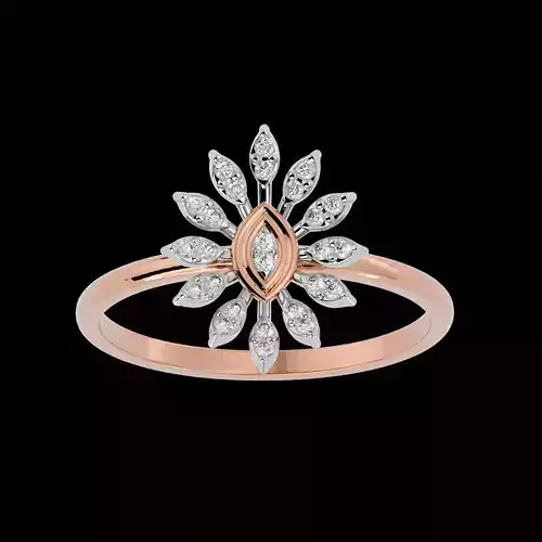 Light Minimalist Diamond Ring