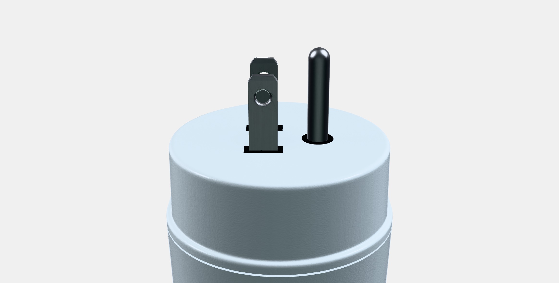 TRADFRI Wireless control outlet 1 Low-poly 3D model_8