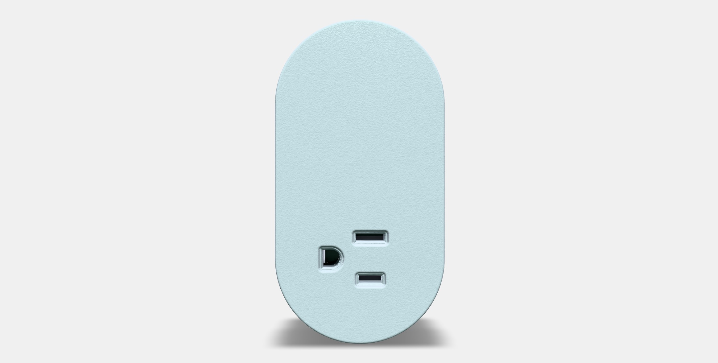 TRADFRI Wireless control outlet 1 Low-poly 3D model_10
