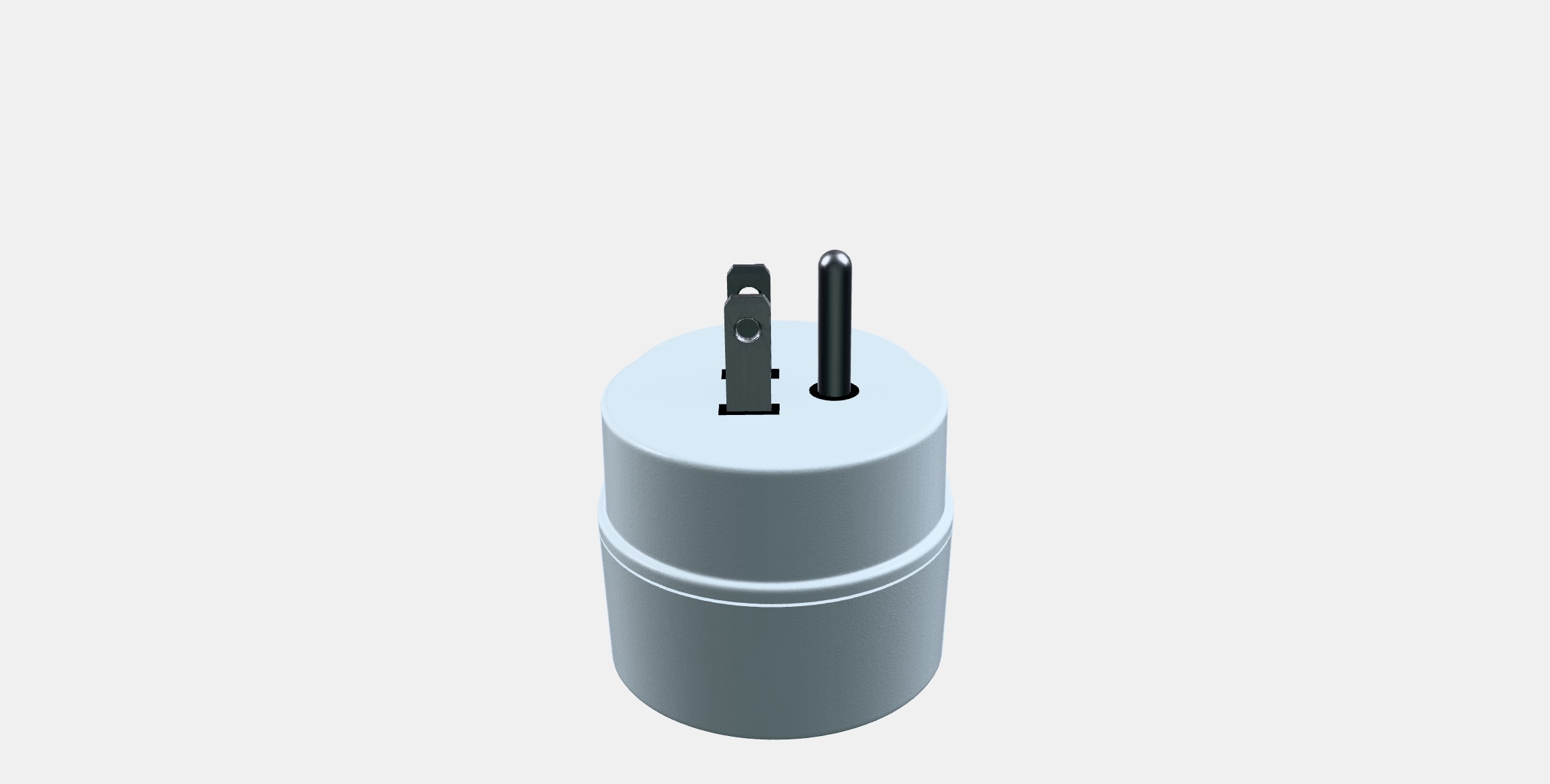TRADFRI Wireless control outlet 1 Low-poly 3D model_7