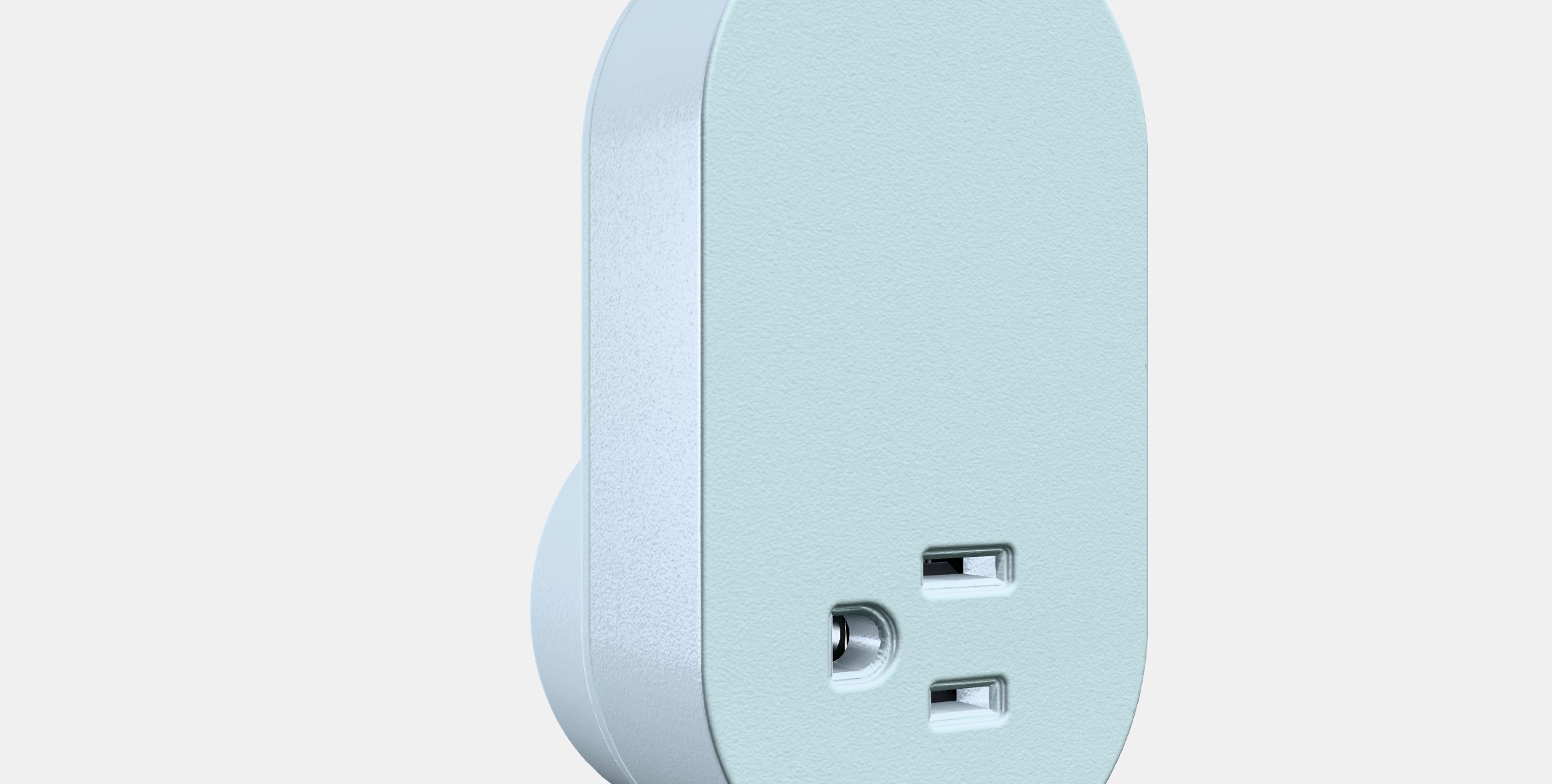 TRADFRI Wireless control outlet 1 Low-poly 3D model_9