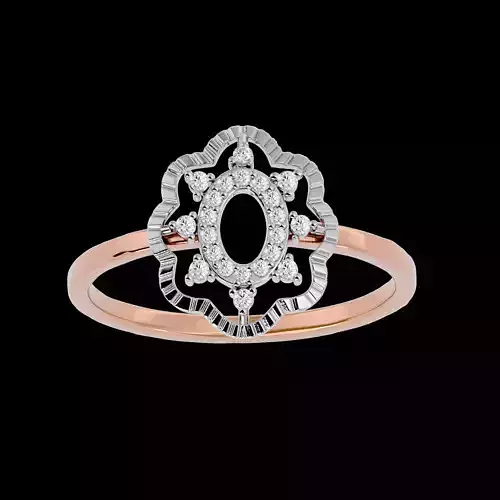 Light Minimalist Diamond Ring