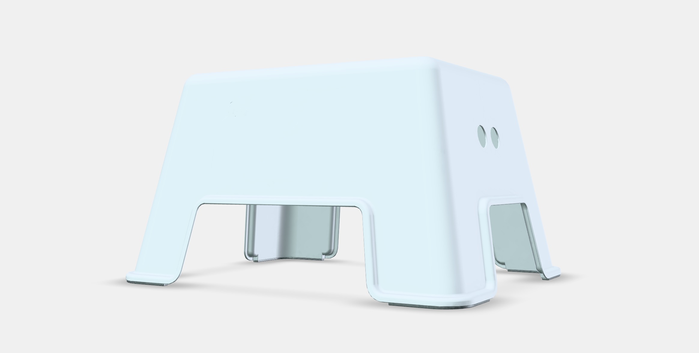 BOLMEN Step stool Low-poly 3D model_13