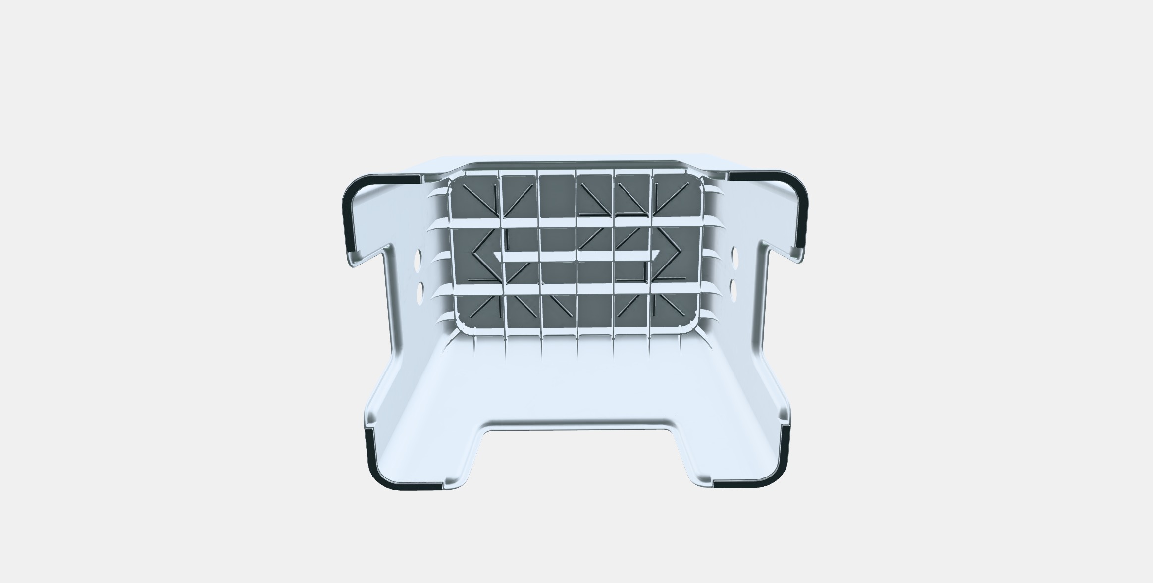 BOLMEN Step stool Low-poly 3D model_7
