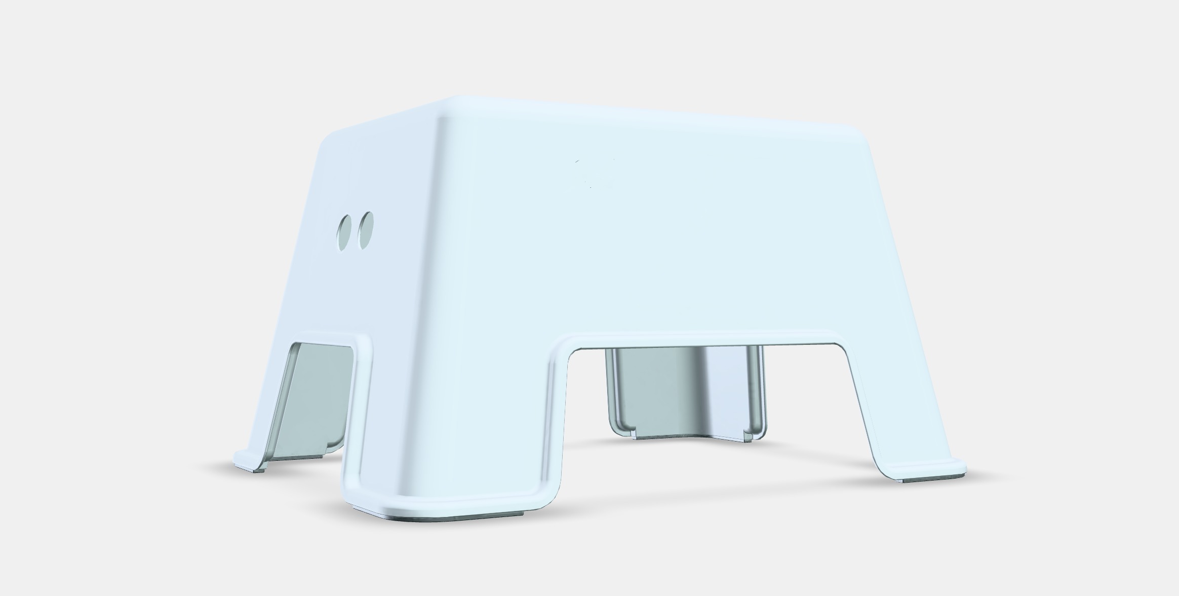 BOLMEN Step stool Low-poly 3D model_9