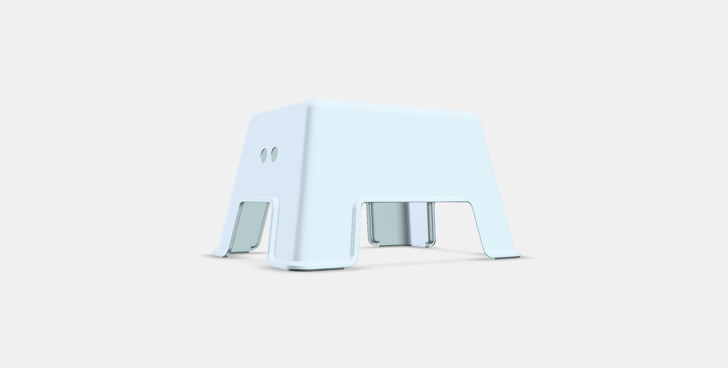 BOLMEN Step stool Low-poly 3D model_2