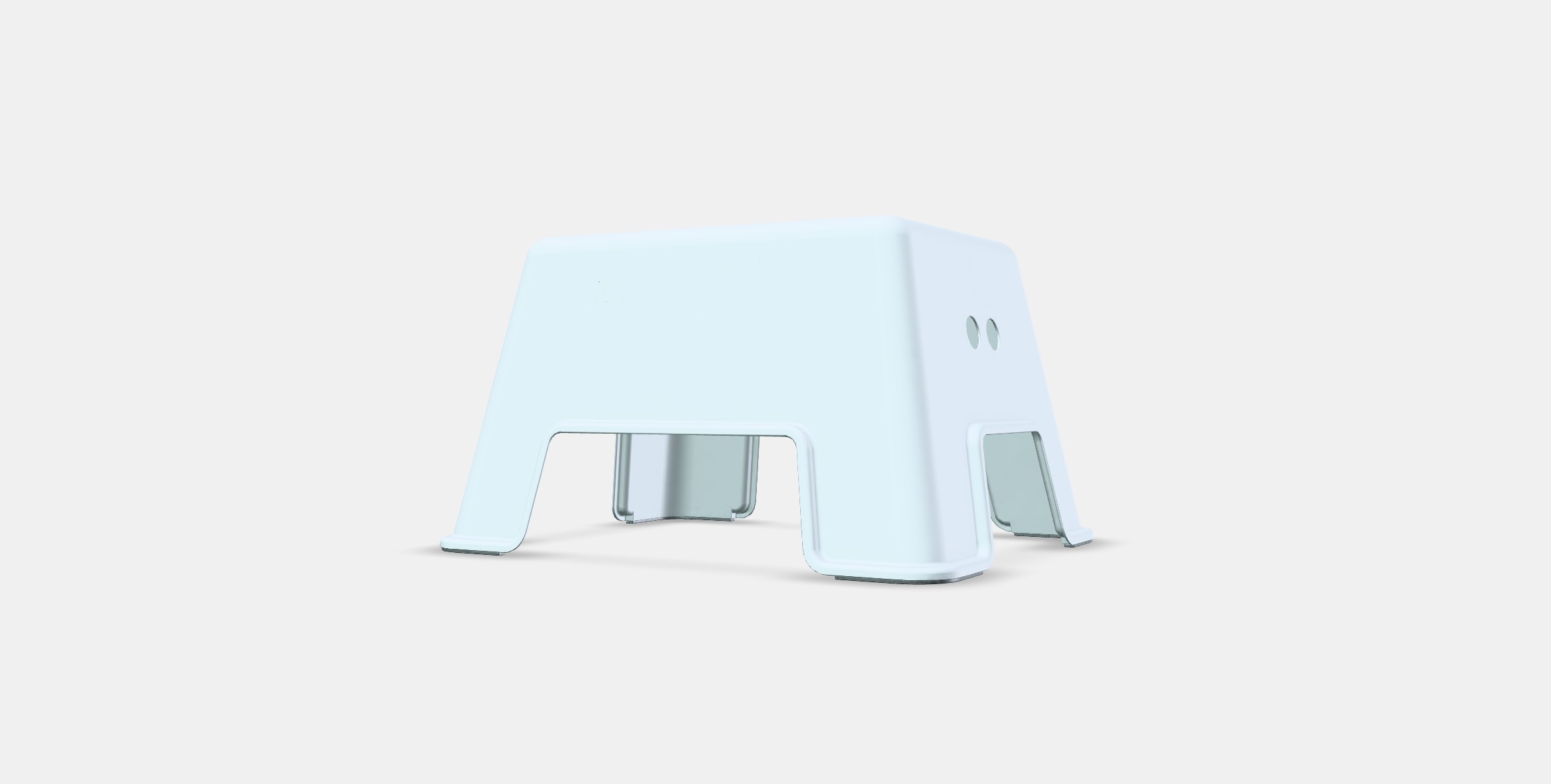 BOLMEN Step stool Low-poly 3D model_12