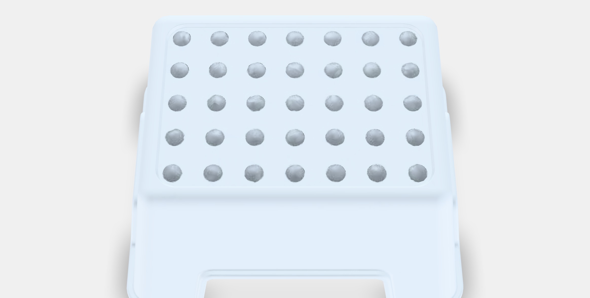 BOLMEN Step stool Low-poly 3D model_4