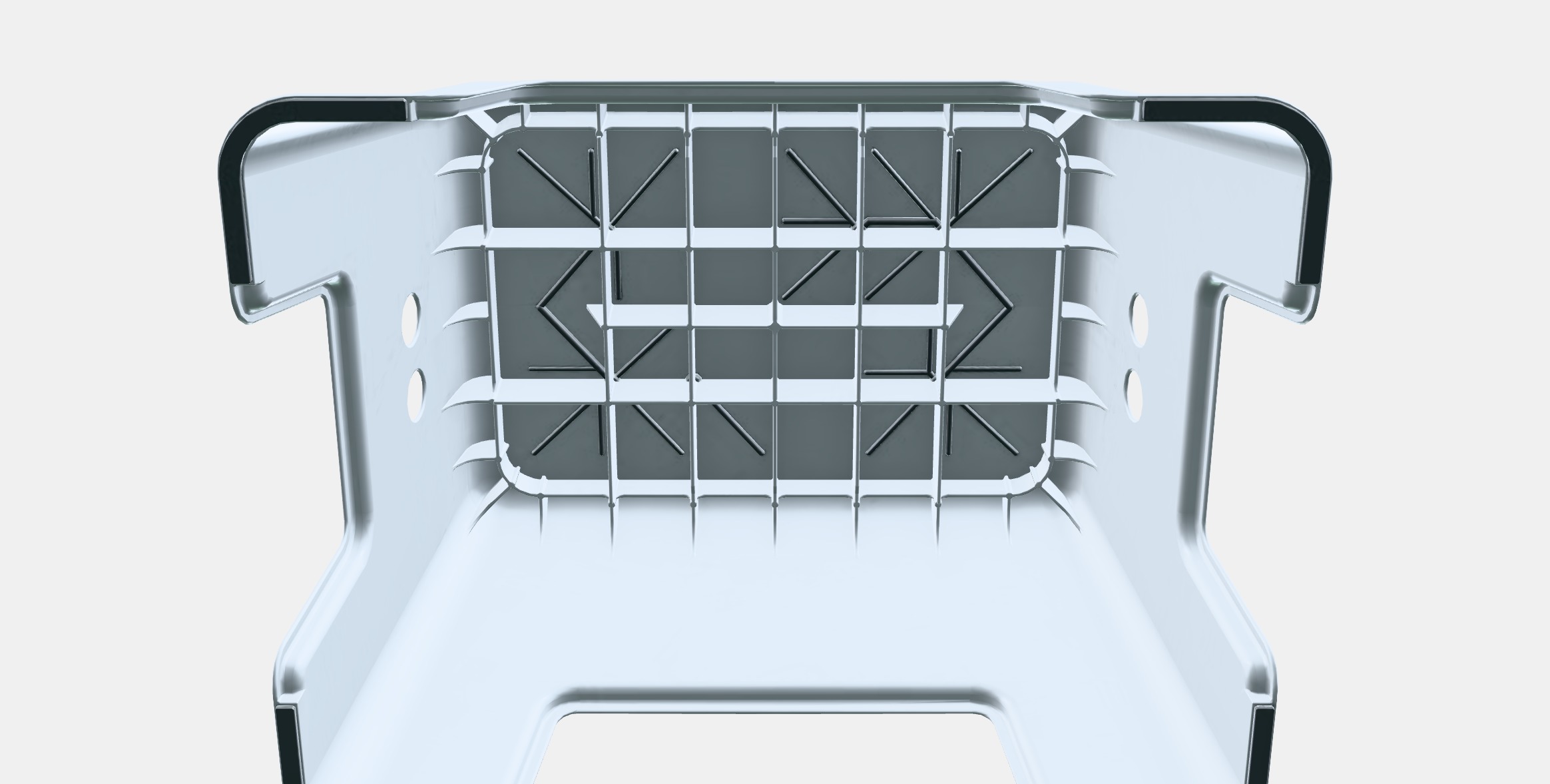 BOLMEN Step stool Low-poly 3D model_8