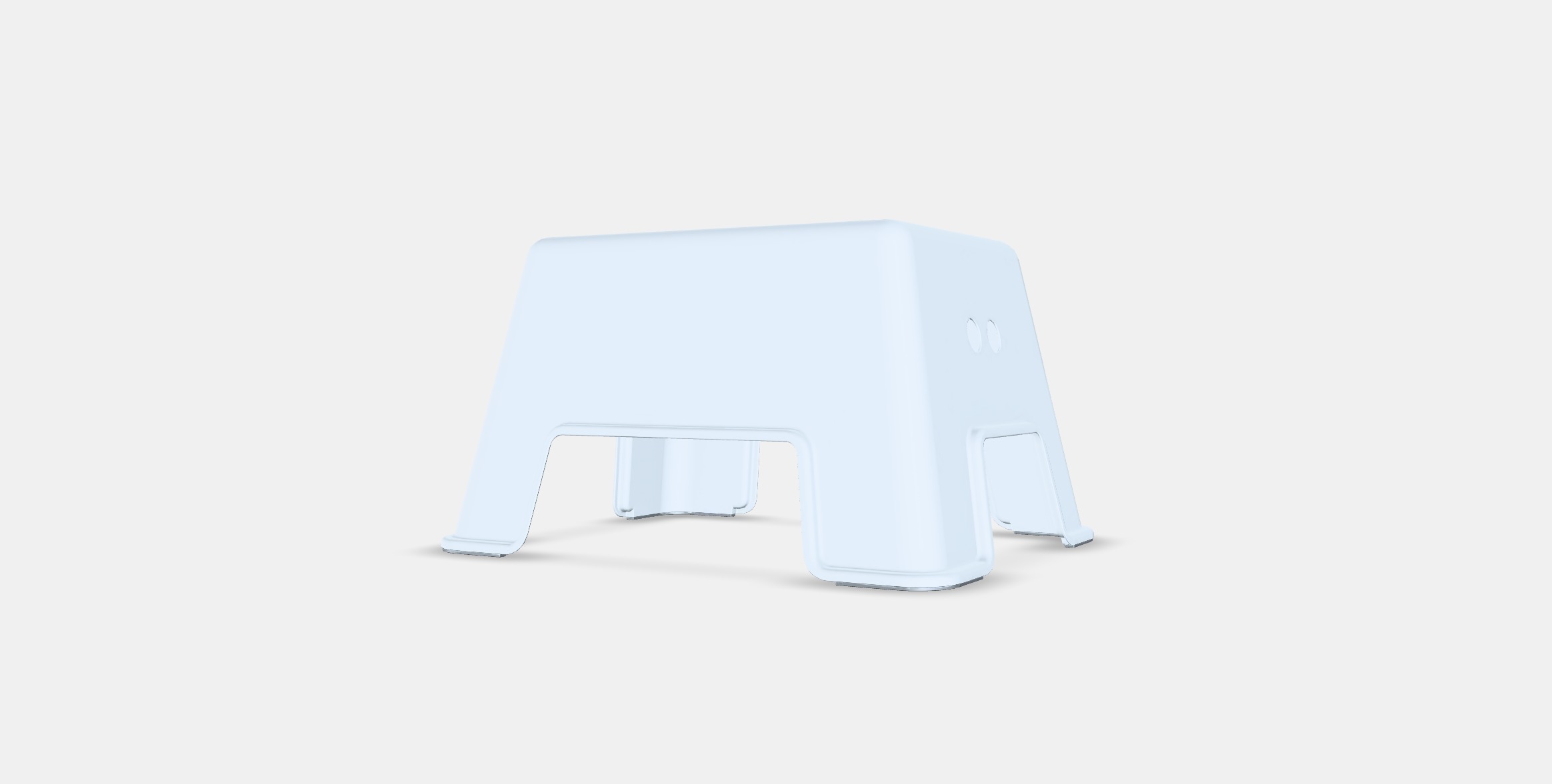 BOLMEN Step stool Low-poly 3D model_5