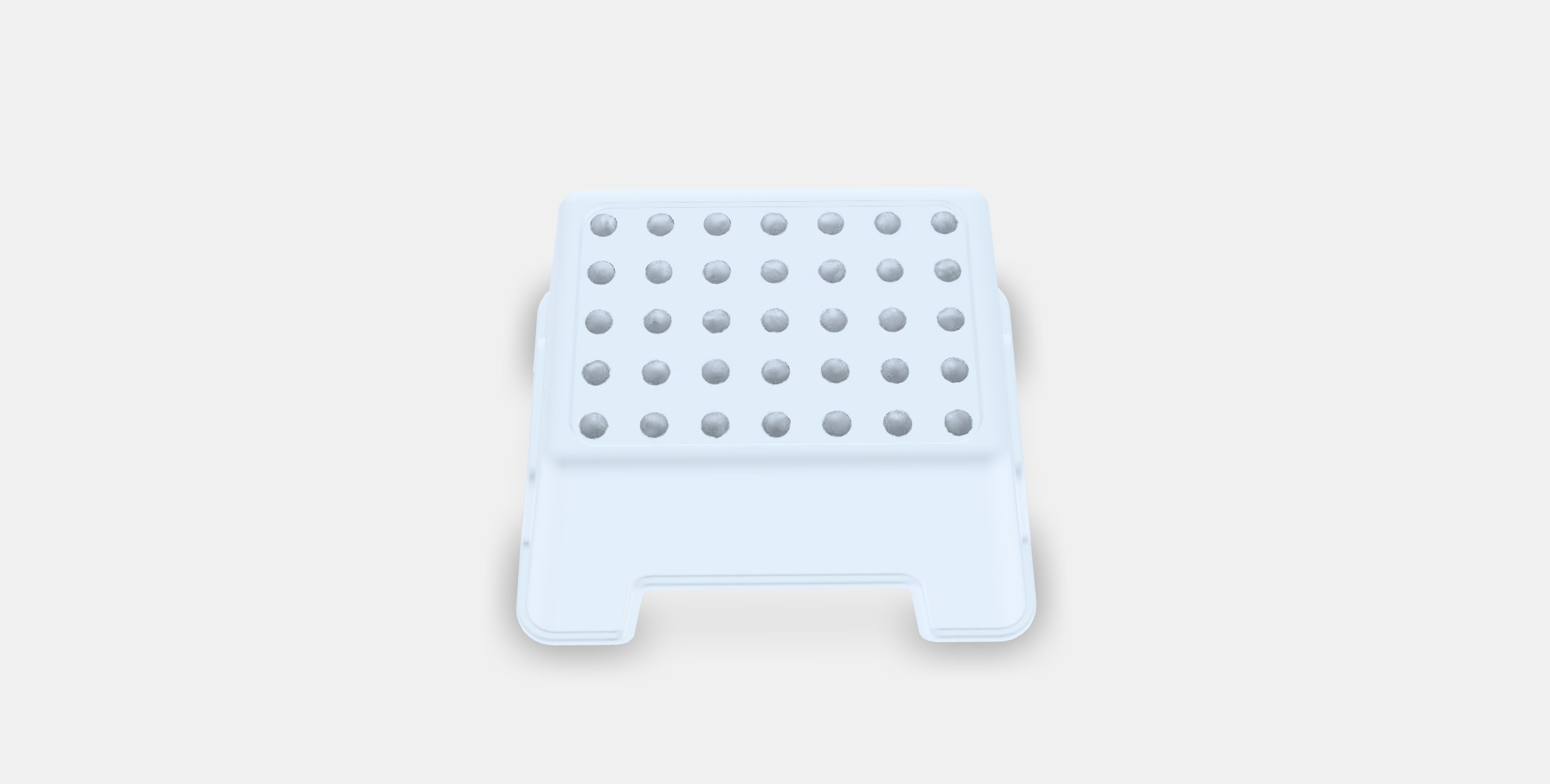 BOLMEN Step stool Low-poly 3D model_3