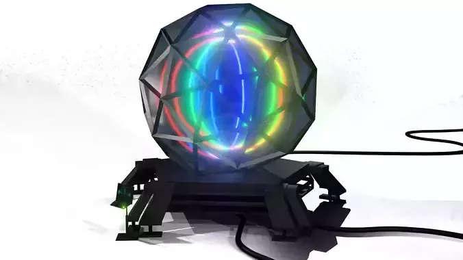 Sci-Fi Nuclear Reactor Particle System