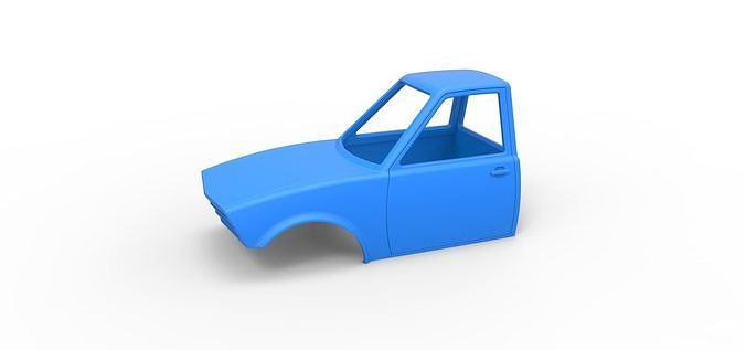 Shell of Dirt Dragster Scale 1 to 25 3D print model
