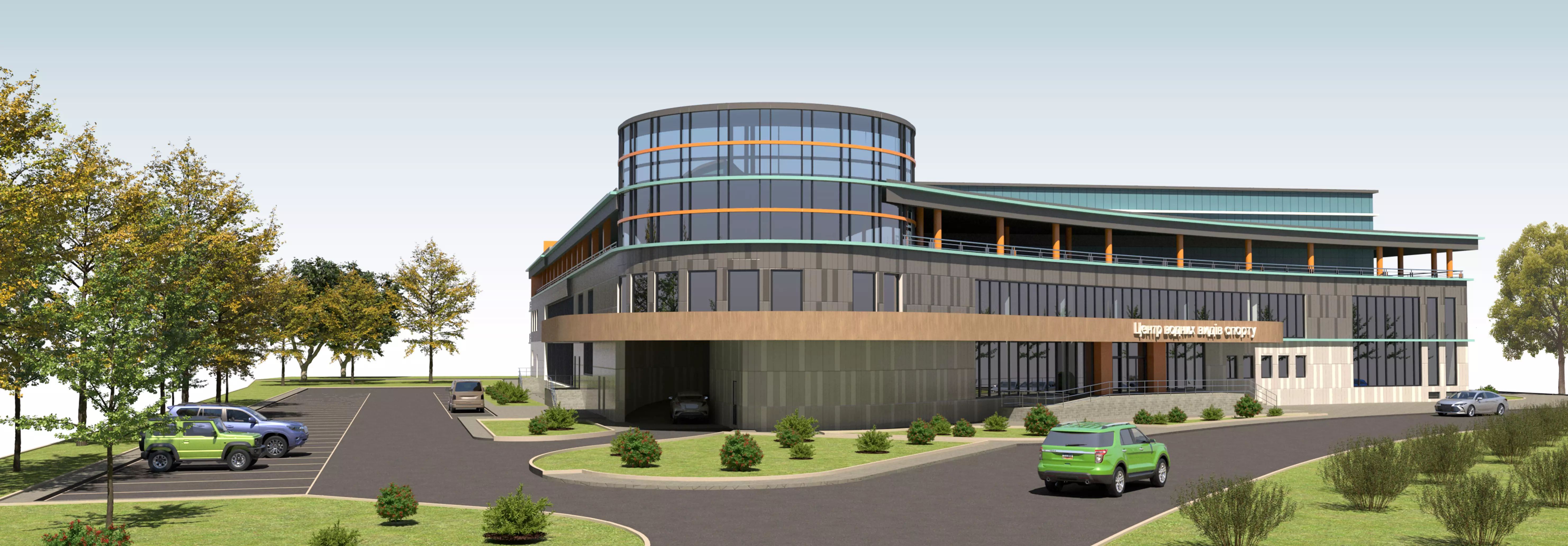 3D model of the water sports center 3D model_0