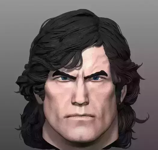 Superman Mullet - Headsculpt Mezco Mafex  3D print model