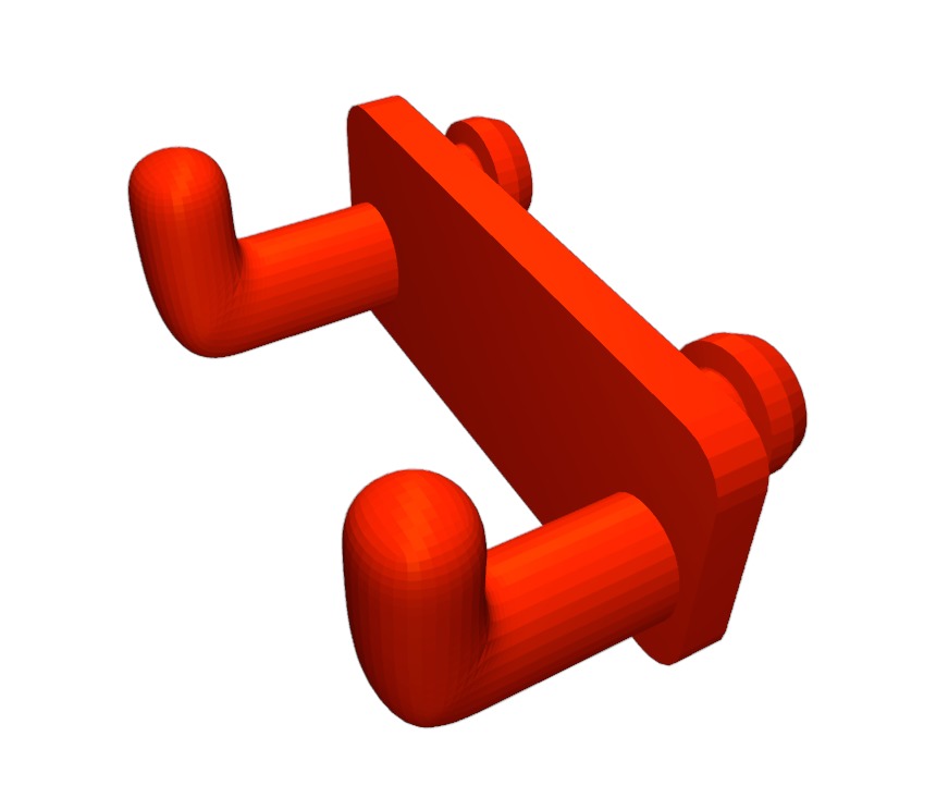 kit 40 pieces of instrument panel suspension for bench and panel 3D print model_7