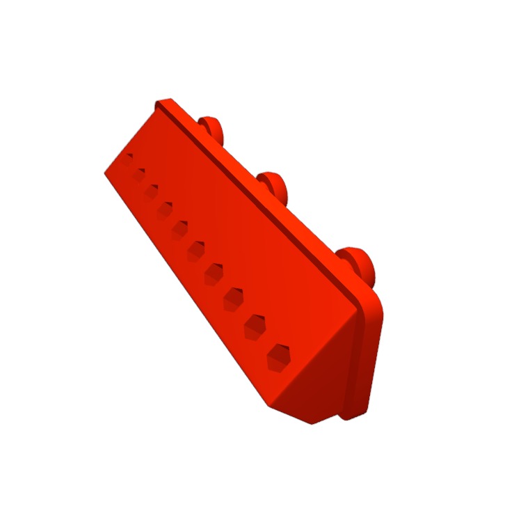 kit 40 pieces of instrument panel suspension for bench and panel 3D print model_8