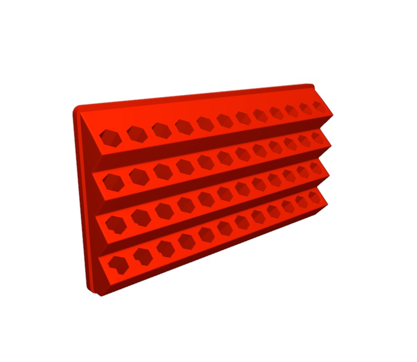 kit 40 pieces of instrument panel suspension for bench and panel 3D print model_10