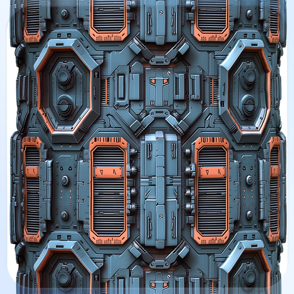 Sci-FI Seamless Texture Texture_3