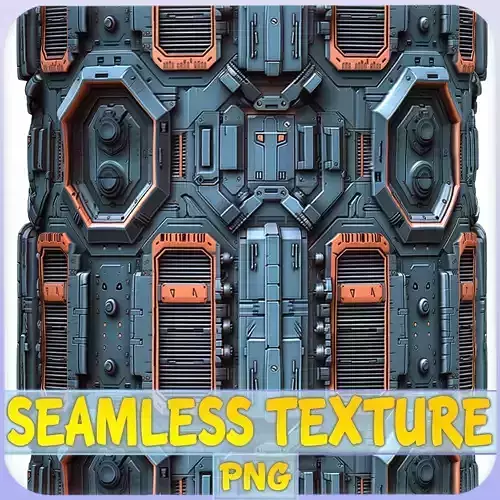 Sci-FI Seamless Texture Texture