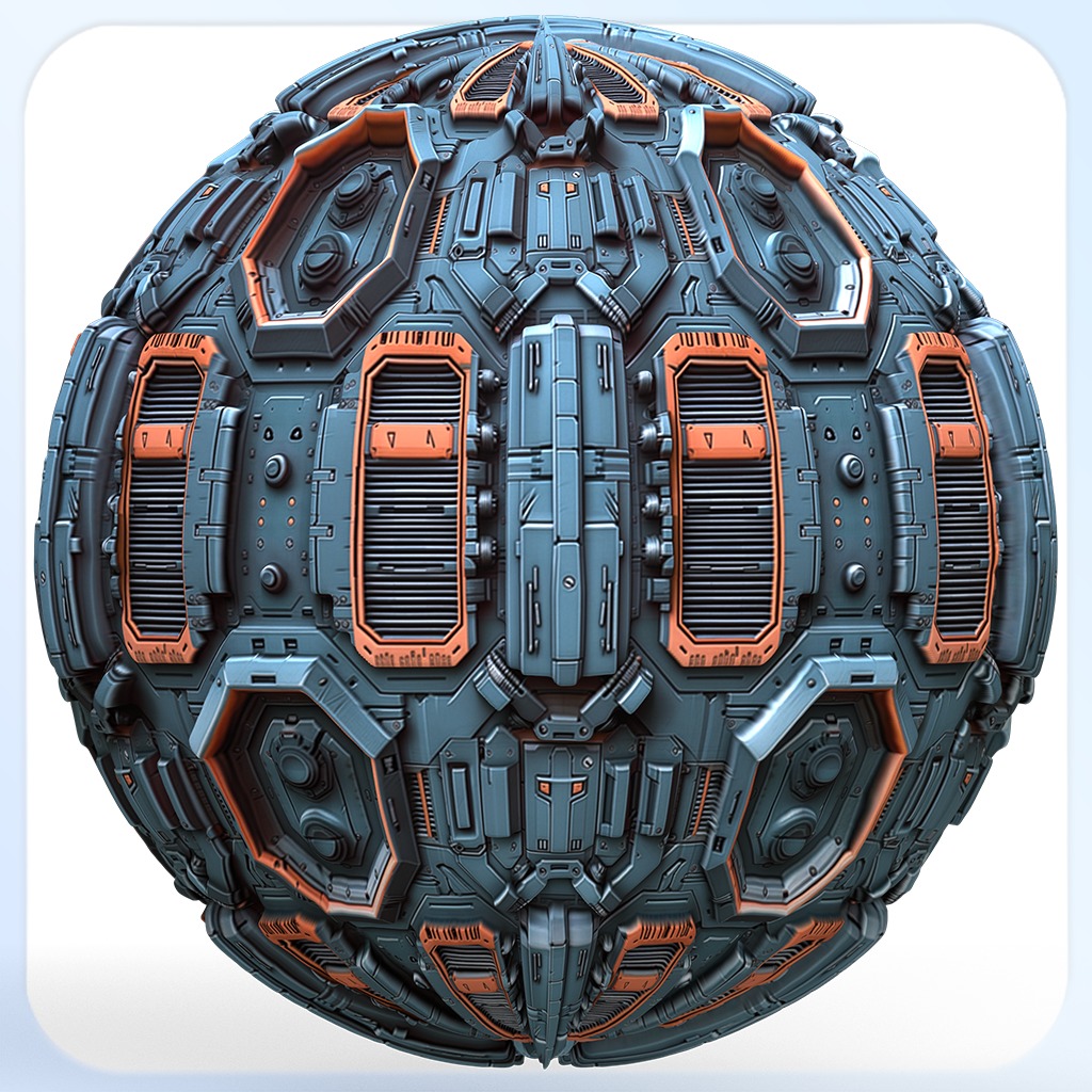 Sci-FI Seamless Texture Texture_2