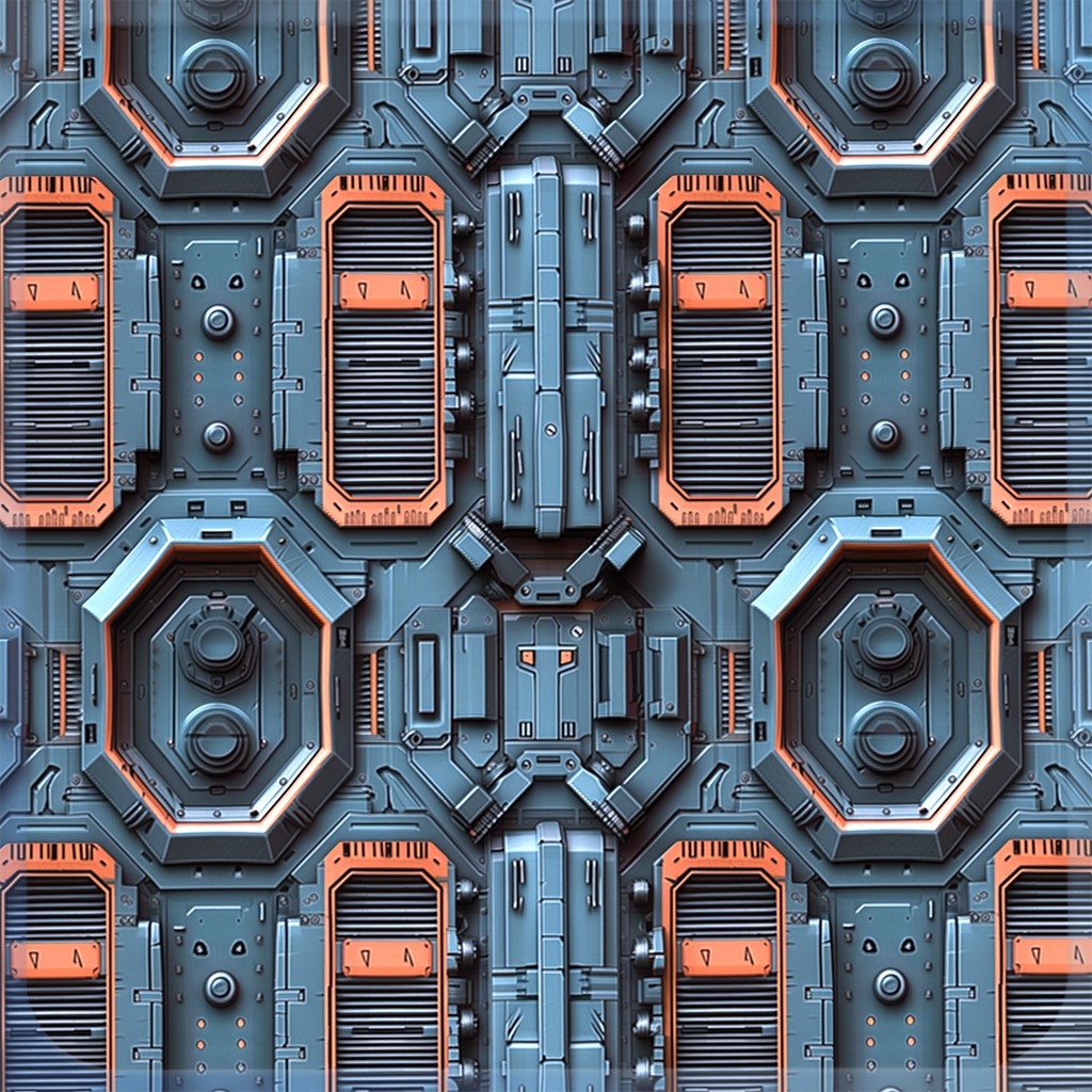 Sci-FI Seamless Texture Texture_5