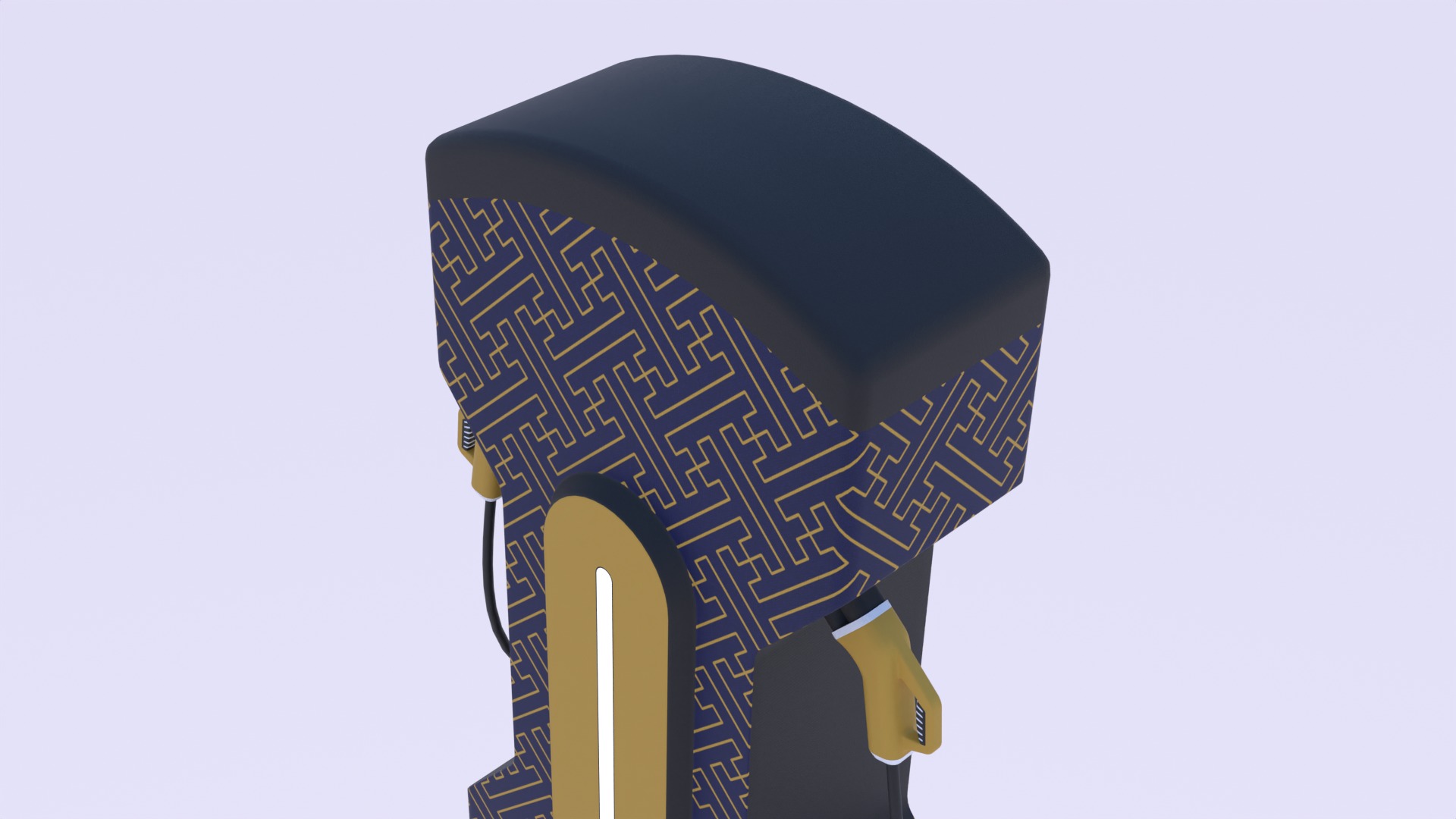 EV charger XIV PBR 8K 3D model_7