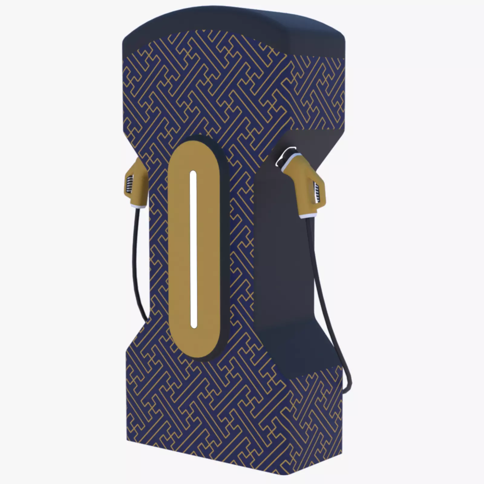 EV charger XIV PBR 8K 3D model_0