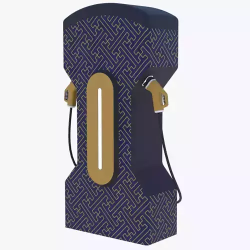 EV charger XIV PBR 8K 3D model