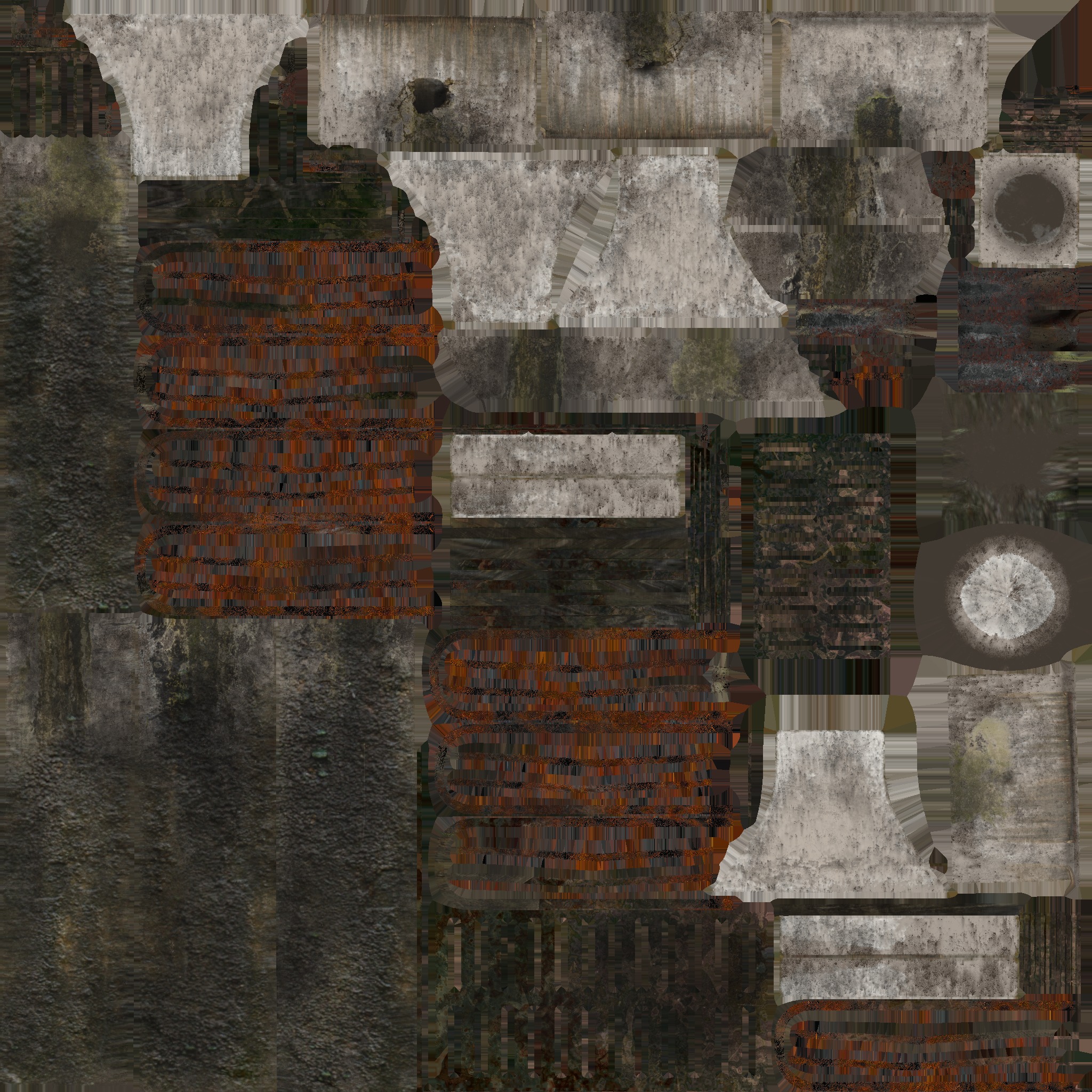 Ancient Public Fountain 3D model_9